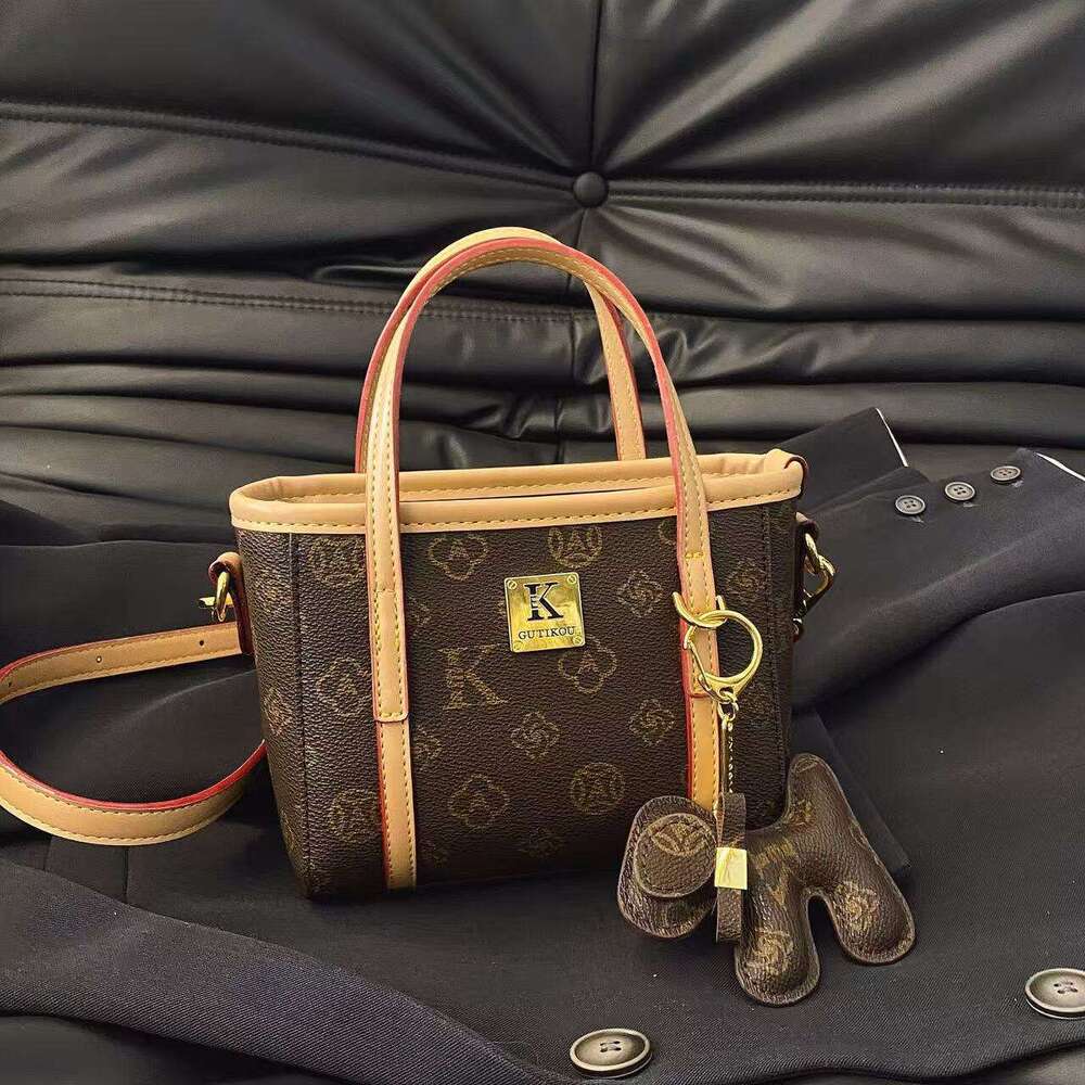 Gutiko Women's 2025 New Fashion Trendy Vintage Shoulder Commuter Handbag Bucket Shopping Crossbody Bag