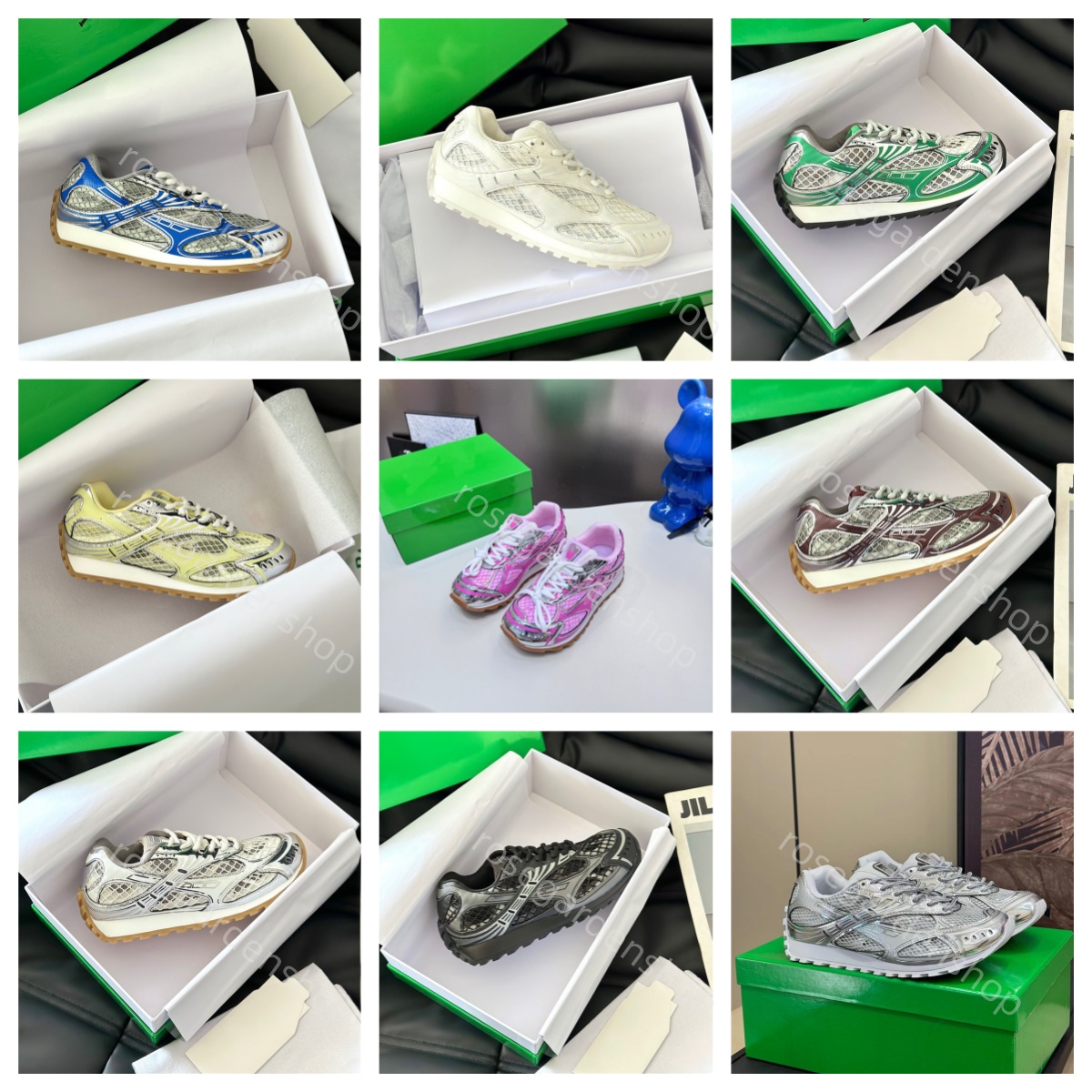 Casual shoes sliver sneakers mens womens Top Quality Sneaker Designer Runner Casual Trainers Metal Leather Mesh Nylon Fabric basketball designer shoes luxury