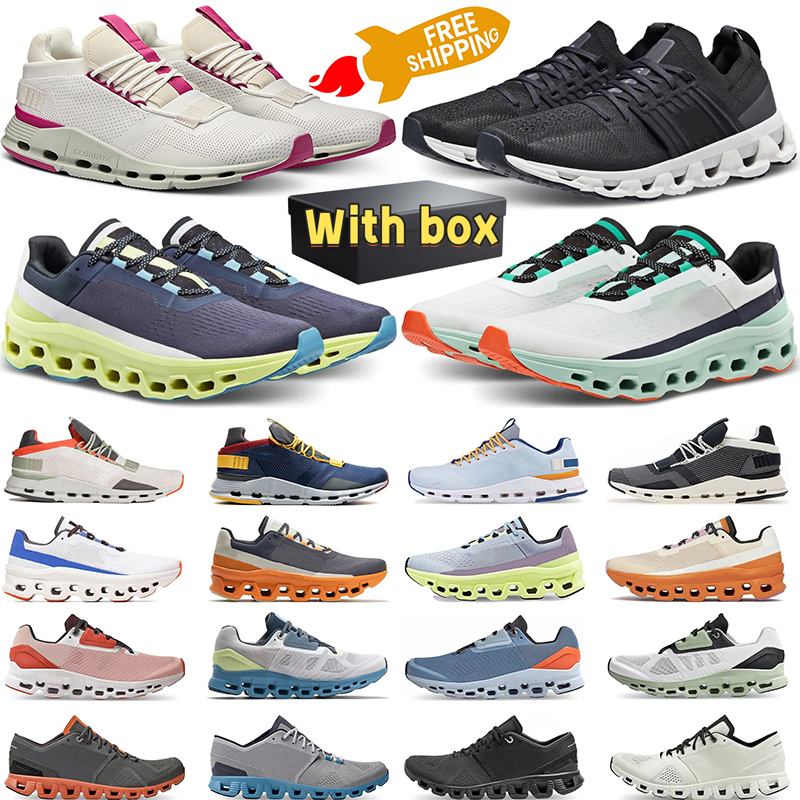 free shipping designer running shoes on cloudes mens sneakers Triple Black Navy Blue Grey womens Outdoor jogging walking shoe