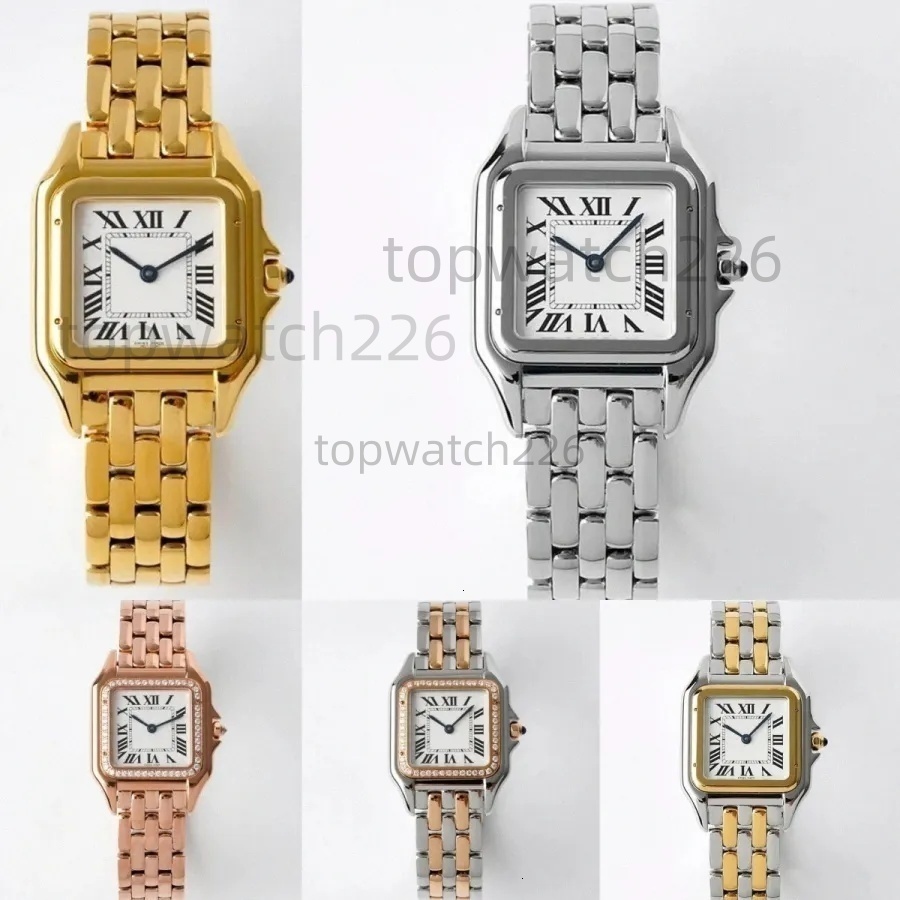 Women watch for ladies Designer Watch Square panthere fashion quartz movement watches square tank Women gold silver watches Montre de Luxe business C318 with