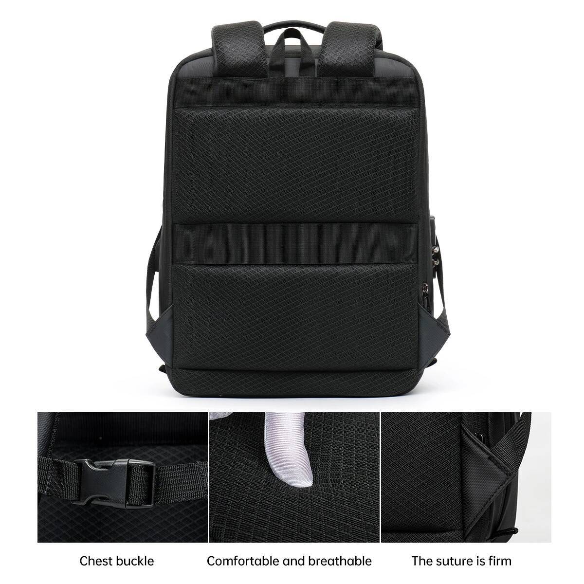 Men's Expandable Computerbag Large Capacity Travel Business Trip Lage Bag E-Sports Game Hard Shell Backpack high-quality