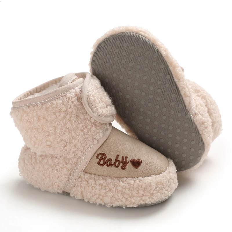 Warm Infant Toddler Crib Snow Boots Soft Comfortable Girls Boys AntiSlip Socks Slipper born Baby Shoes 250812