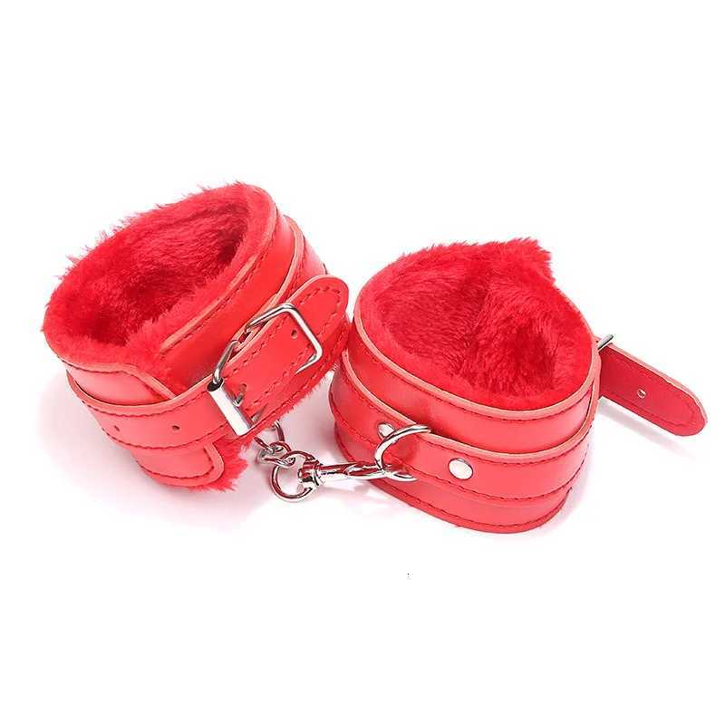 Sexy Adult Product SM Game Suit Bondage Set Adult Handcuffs Ball Mouth Plug Nylon Whip Kit For Couples Sex Toys In LoveXJ250813