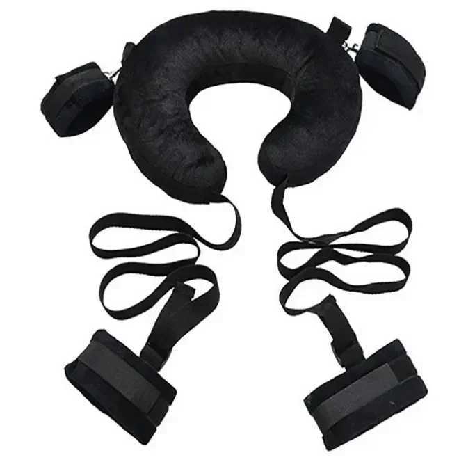 Sex Toys Cotton BDSM Bondage Set Handcuffs Sexy Leg Pillow Thinning Belt Bending Orgasm Couple Toy W250813
