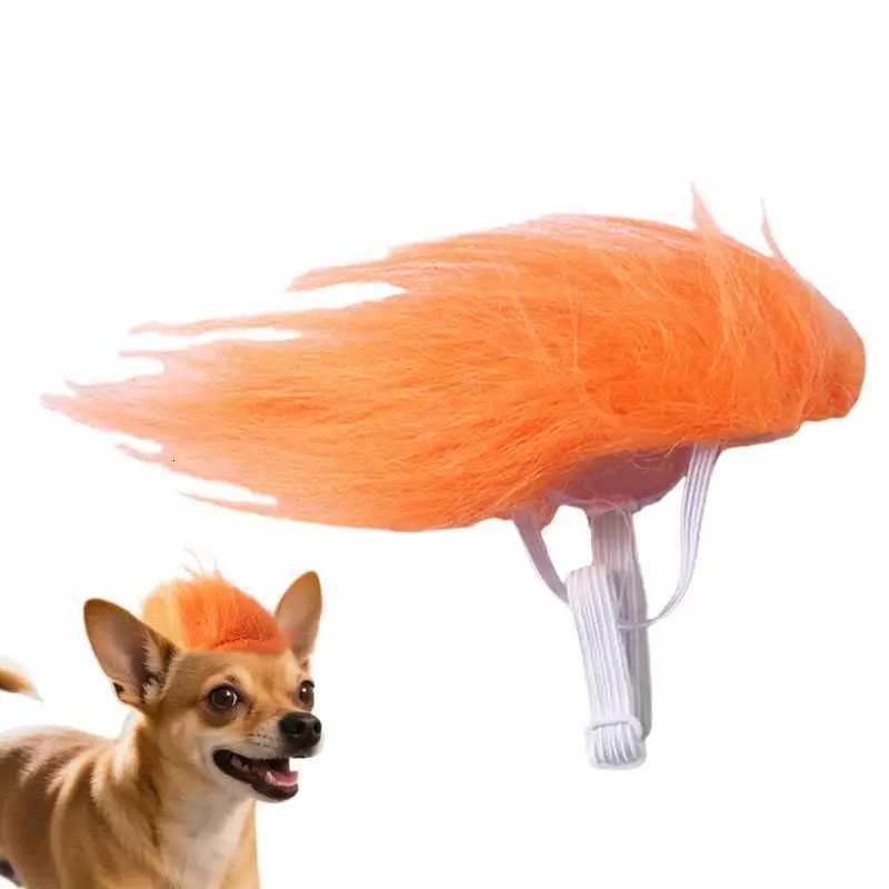 Cat Wig Orange Pet Fake Hair Cat Cosplay Decoration Pet Headwear Costume For Halloween Christmas Travel Indoor Outdoor Gathering XJ250813