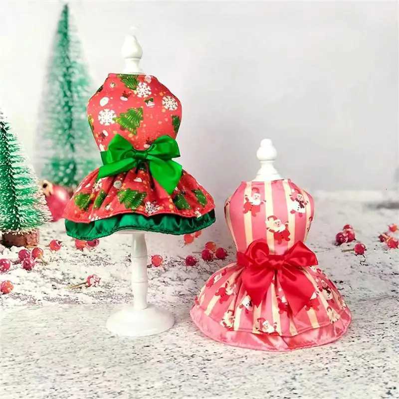 Christmas Pattern Pet Dress Lovely Festive Elegant Comfortable Holiday Pet Clothing Christmas Dress Unique Eye-catching New XJ250813