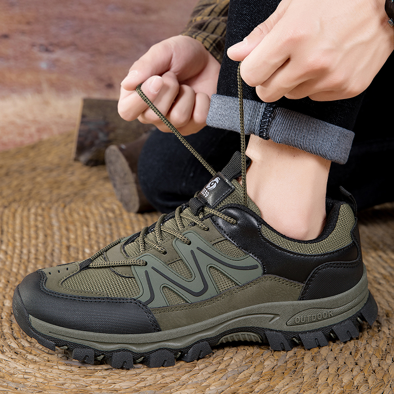 Men's mountaineering 2025 new summer men's mesh breathable climbing outdoor hiking sports shoes