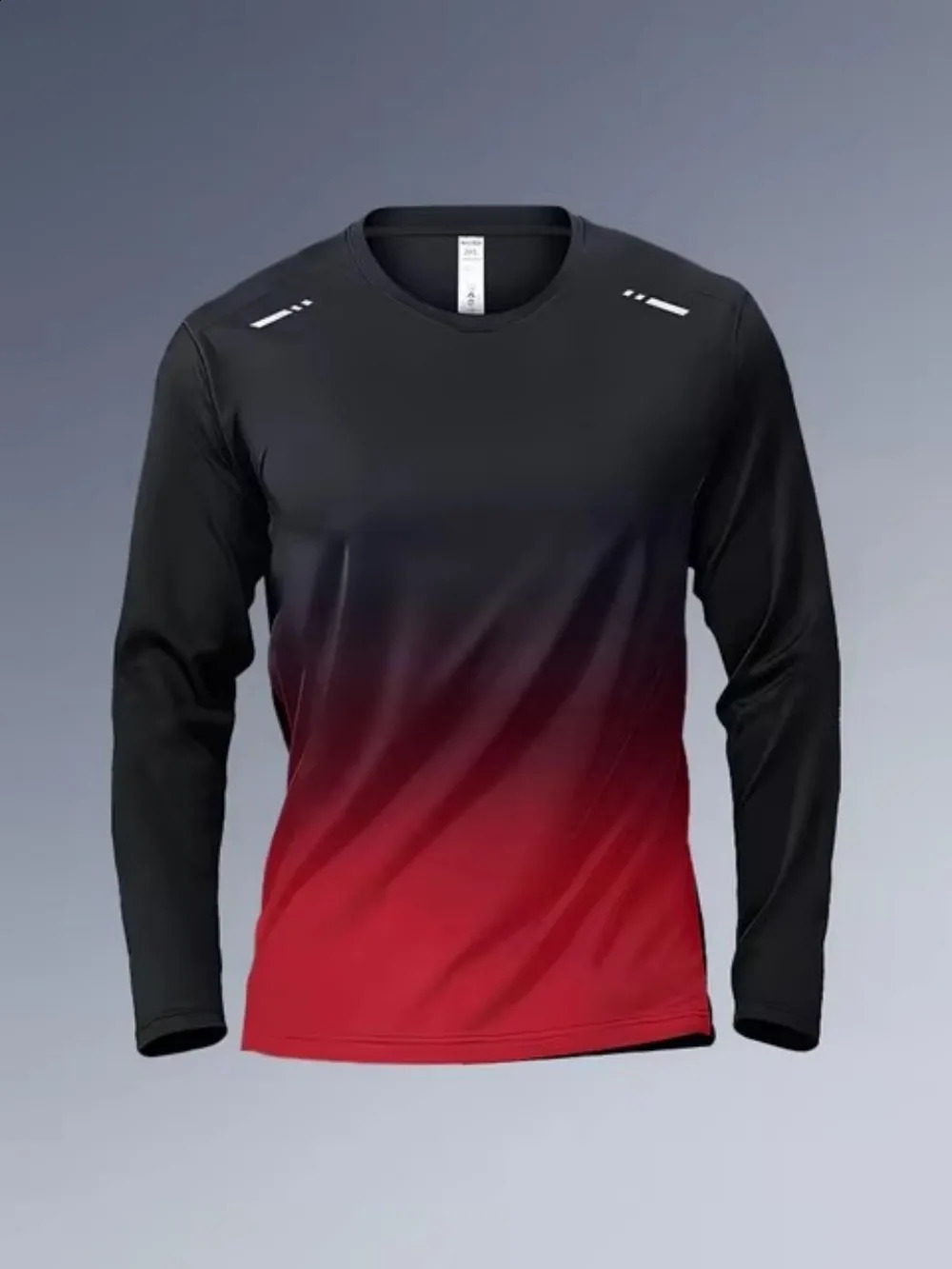 Mens Long Sleeves T-Shirt Fitness Clothes Mens Spring Autumn Quick-Drying Clothes Training Sports T-Shirt Stylish Running Tops 250811