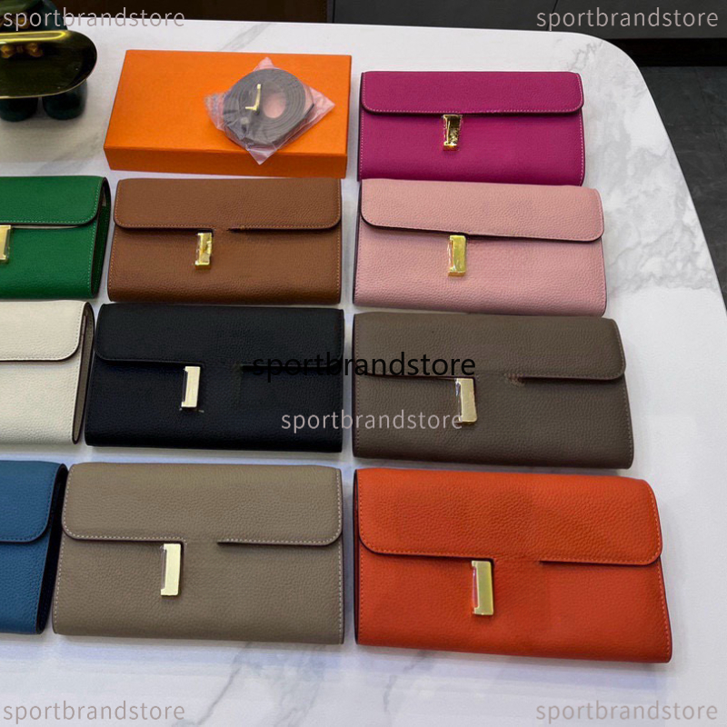 Top Quality Cowhide Genuine Leather Designer Bag Wallets Lady Card Holder Gent Wallet Woman Coin Purse Fashion Luxury Long Compact Short Bear Mini Wallet Passants