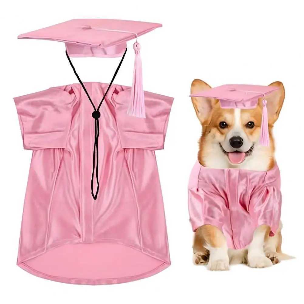 Dog Graduation Gown Pet Graduation Costume Set for Dogs Cats 2025 Cap Gown with Tassel Washable Holiday for Graduation for Dogs XJ250813