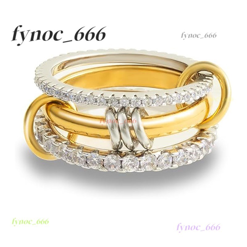 Band Stackable Rings Non Tarnish 18k Gold Plated Stainless Steel Cubic Moissanite Rings Silver Gold Stack Rings for Men Women