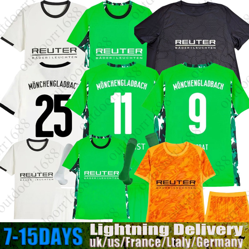 2025 2026 Borussia Monchengladbach soccer jerseys Gladbach KLEINDIENST PLEA HONORAT HACK THURAM ITAKURA STOGER REITZ FUKUDA 125th Anniversary men kids
