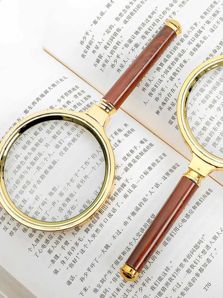 Handheld HighDefinition Old Magnifying Glass Childrens Reading for The Elderly People 250804