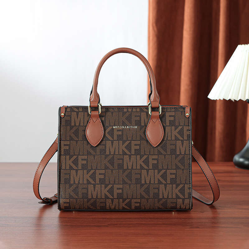 Brand new designer women's MKF handbag fashion trend versatile handbag shopping essential handbag gift exquisite fashion pattern pattern
