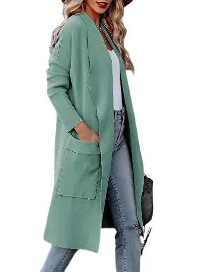 2022 Autumn/Winter Cross Border European and American Womens Clothing Casual Long Solid Color Warm Popular Coat Z250813