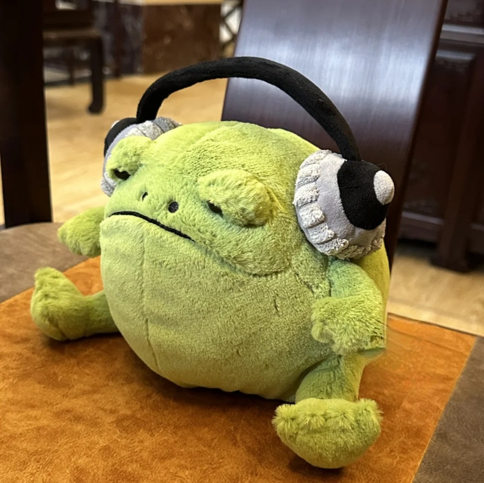 new Dolls jellys Cat Rain Frog Plush Children's plush toys frog Soft Toy big belly rainfrog body pillow Soothing the Doll Gifts321 Y260128