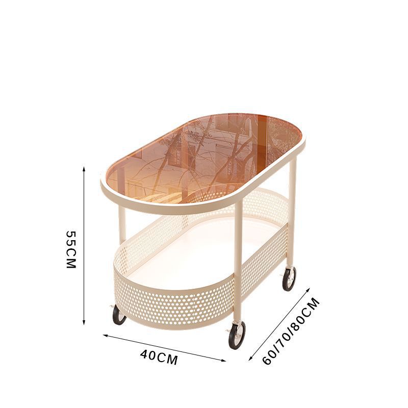 M8131 Movable coffee table for small apartment living room sofa side table