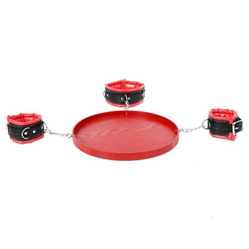 18+ Sex Adults Toys For Women BDSM Kits Collar Handcuffs Fruit Tray Holder Tray Role Play SM Sexual Sex Toys BDSM Bondage Set XJ250813