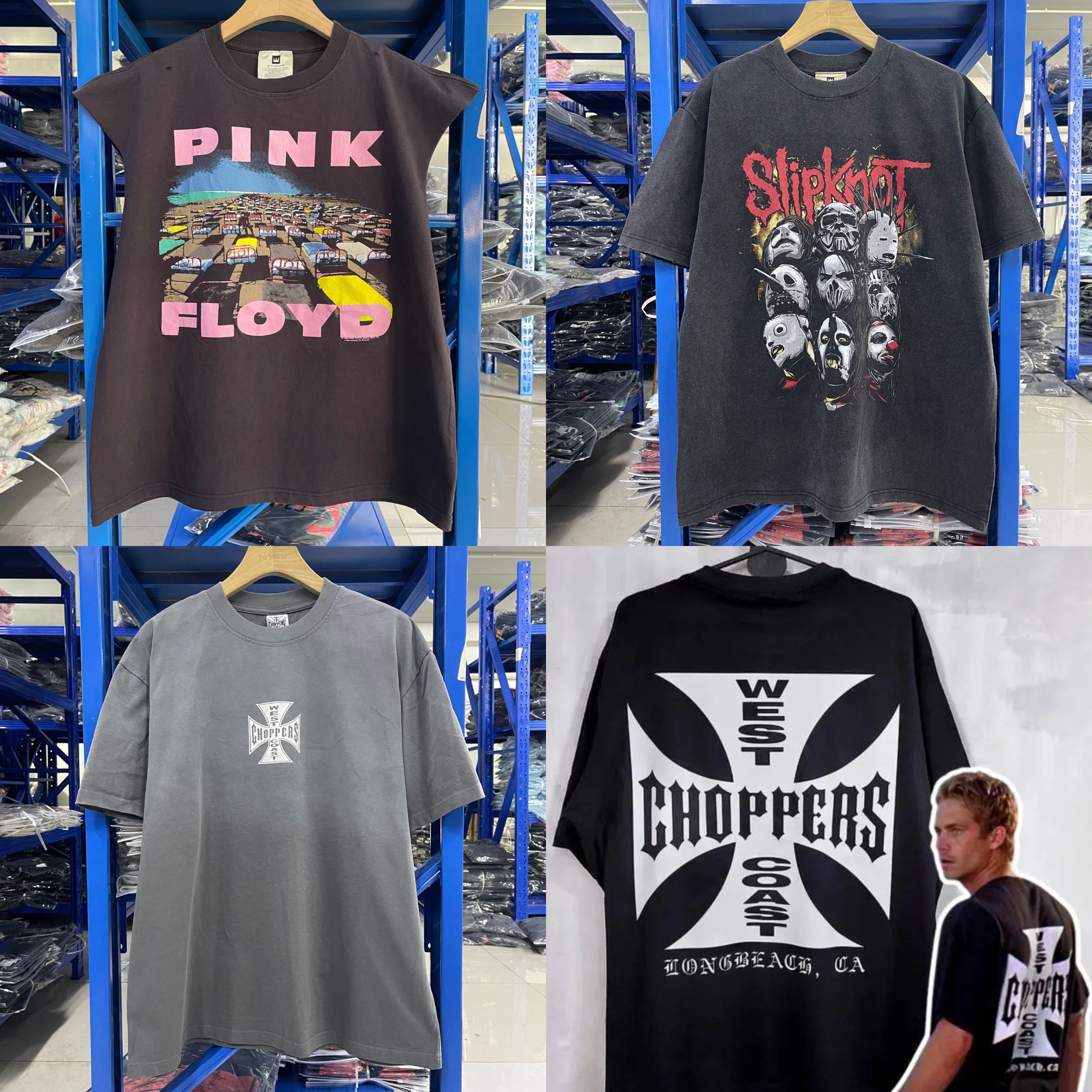 Men's T Shirts West Coast Choppers Cross Frame Print Tshirt Male Hip Hop Streetwear Oversized T-shirts Fashion Tees Fleece Short Sleeve