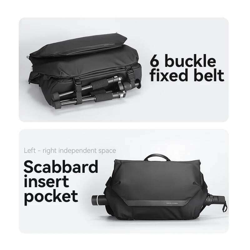 Mark Ryden Multifunction Fashion Shoulder Messenger Large Capacity Leather Crossbody Bag designer bag for men