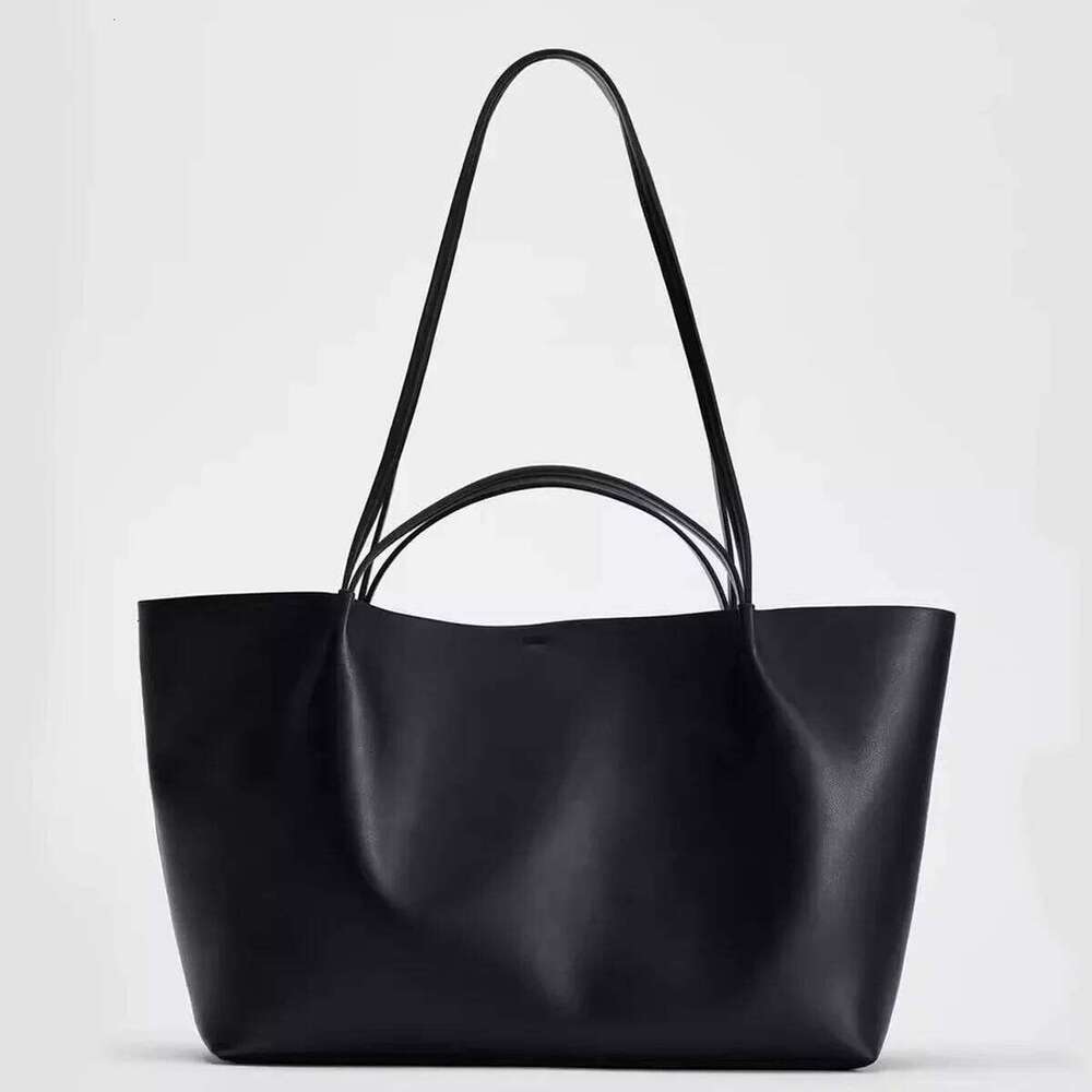 High Quality Large Capacity Tote For Women Handbags Shoulder Bag Designer Bags Black PU Leather Shopper Purses New