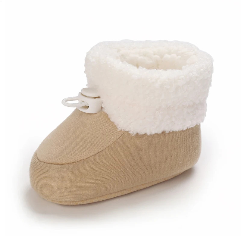 Baby AutumnWinter Mens and Womens Boots Fashion Learning Walking Soft Sole Black Warm Shoes born 018M 250812