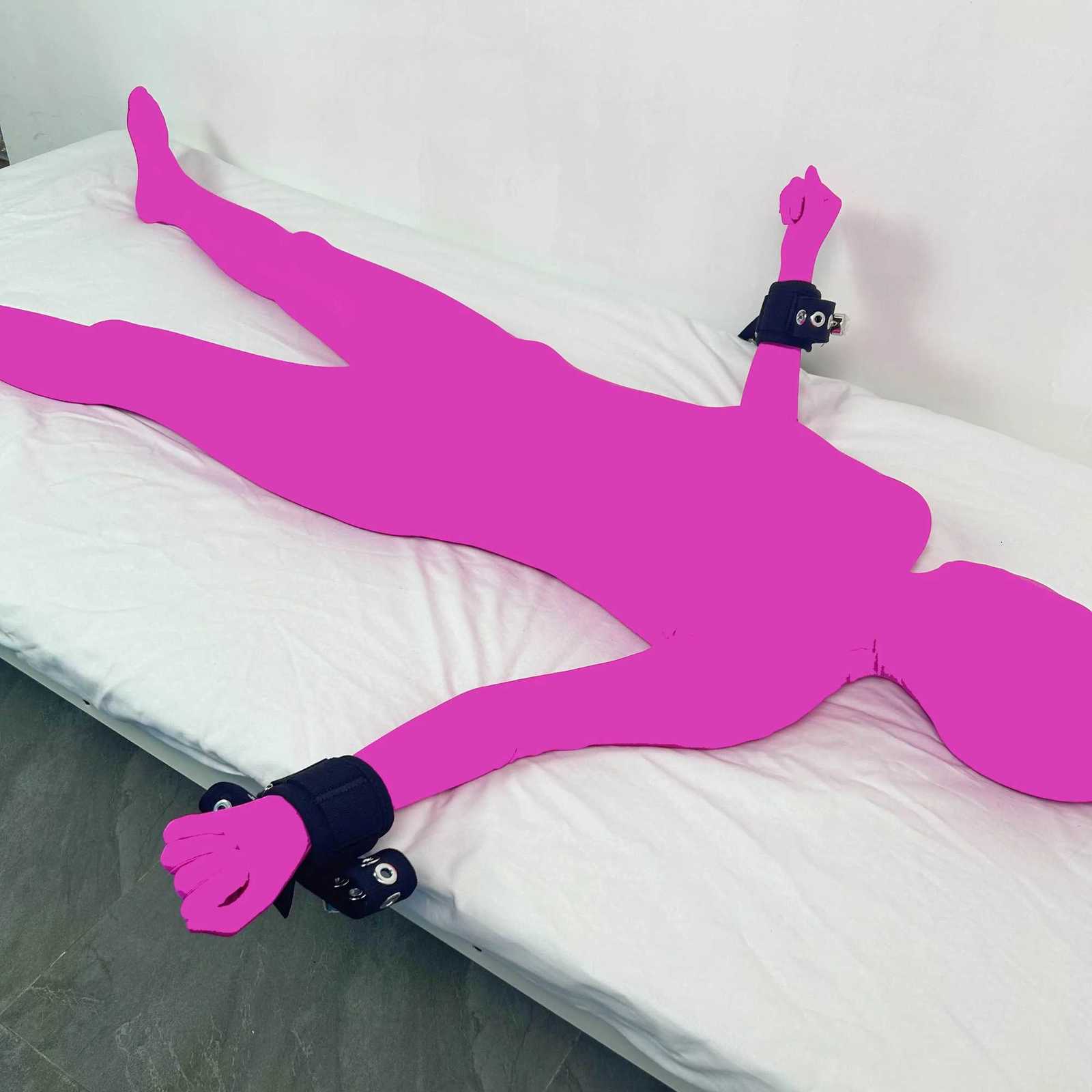 BDSM Cuffs Handcuffs Adults Sex Ties Magnetic Wrist Restraints Black Bondage Fashion Toys Cuffs for Bed Bondage Ties and RestraintsXJ250813