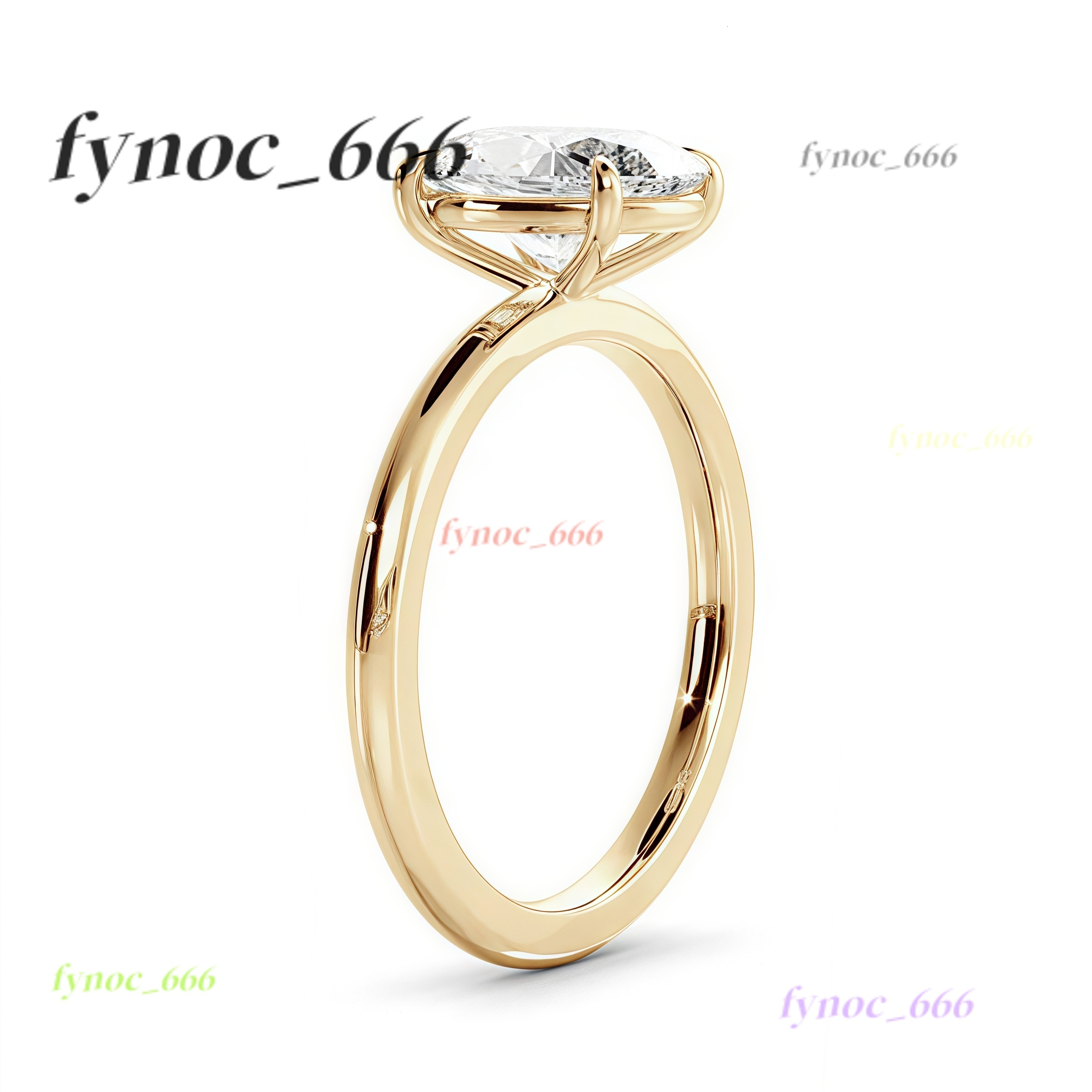 2ct 3ct 5ct Lab Grown Diamond 14K Yellow Gold Oval Eternity Ring 18K Oval Engagement Jewelry for Women