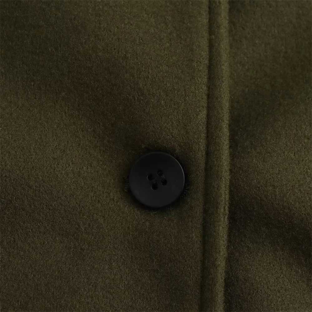 2024ZAR * Spring/Summer Hot Selling New Womens Street Style Retro Wool Blended Single-breasted Short Coat Coat Z250813