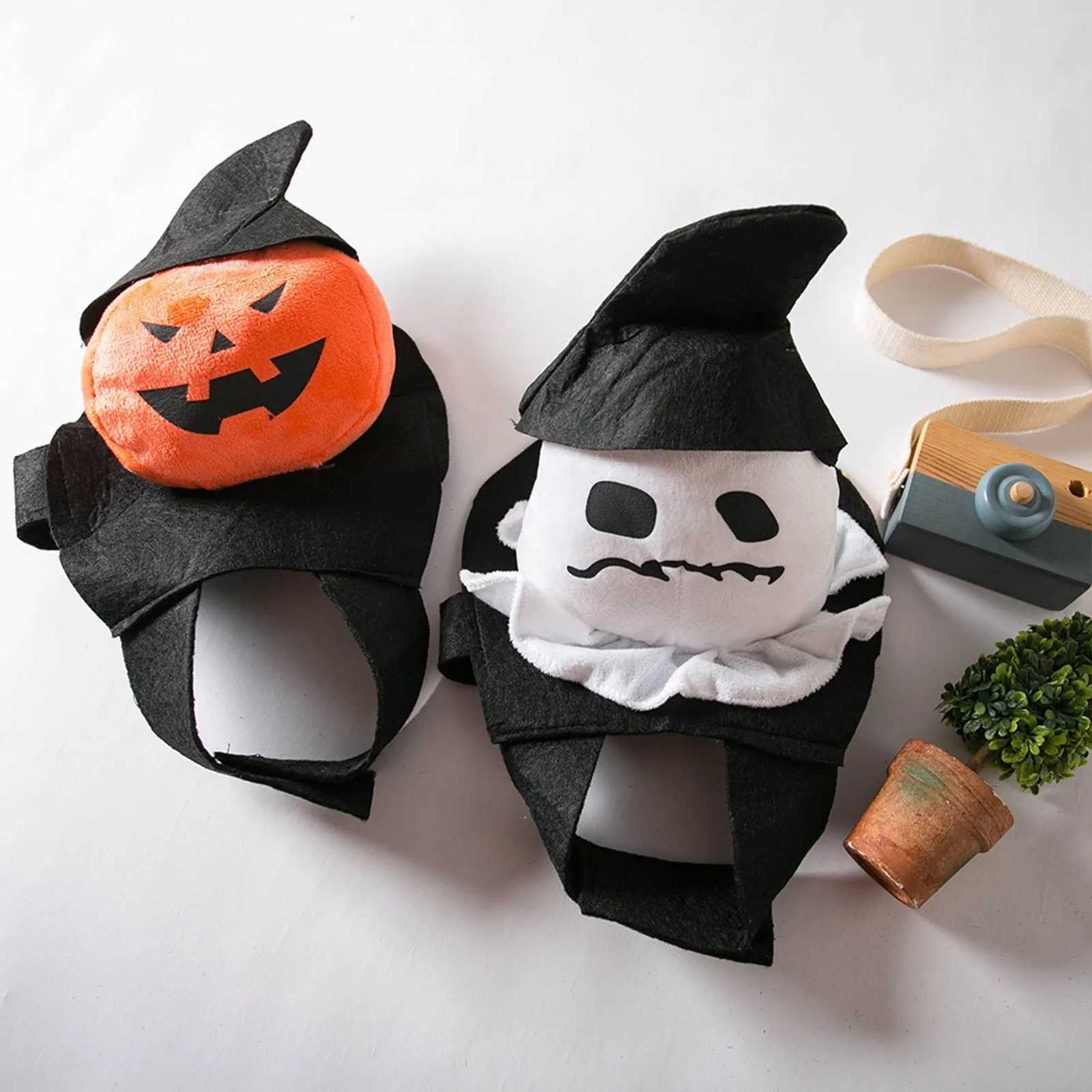 Halloween Funny Pumpkin Pet Clothes Dog Cat Cosplay Costumes Prop Creative Theme Party Festival Atmosphere Decoration Outfits XJ250813