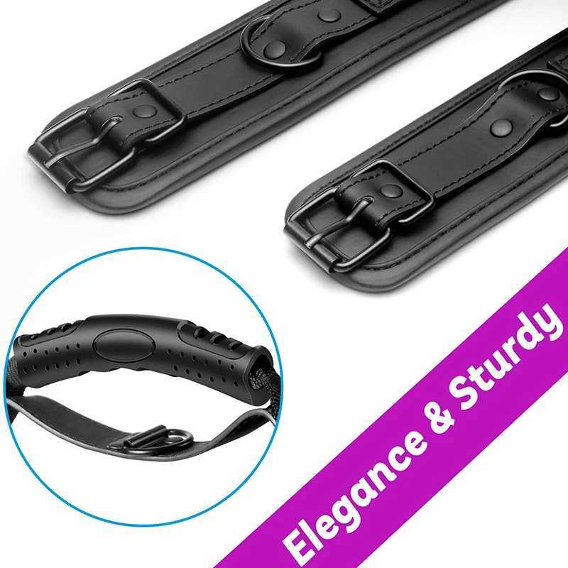 SM Bondage Style Leather Hand Cuffs Fetish Hand Wrist Restraints Slave Adult Game BDSM Bondage Tool Sex Toys For Women Men XJ250813