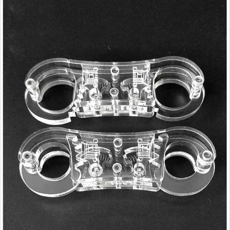 Crystal Wrist Oval Handcuffs Pillory Neck Collar Cangue Slave Thumbcuffs Finger Lock Restraints BDSM Bondage Yoke Adult Sex ToysXJ250813