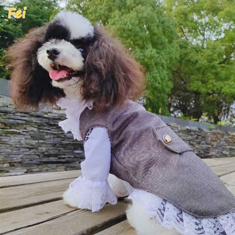 Dog Clothes Pet Gentleman Suit Coat Wedding Party Pet Clothes Dog Vest Coat Small Medium Dogs Cats Costume Bulldog Chihuahua XJ250813