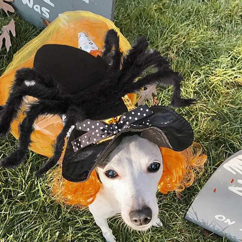 Spider Costume For Cats Fun Realistic Dogs Cats Cosplay Outfit Scary Halloween Costume For Pets Festive Costume For XJ250813