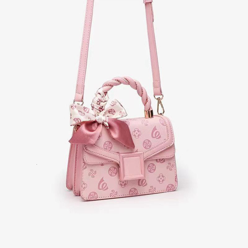 Valentine's Day Pink Women's Bag High-end Niche Luxury Bag Designer Free Shipping Brand Fashionable Women's Bag 2025 New Texture Crossb