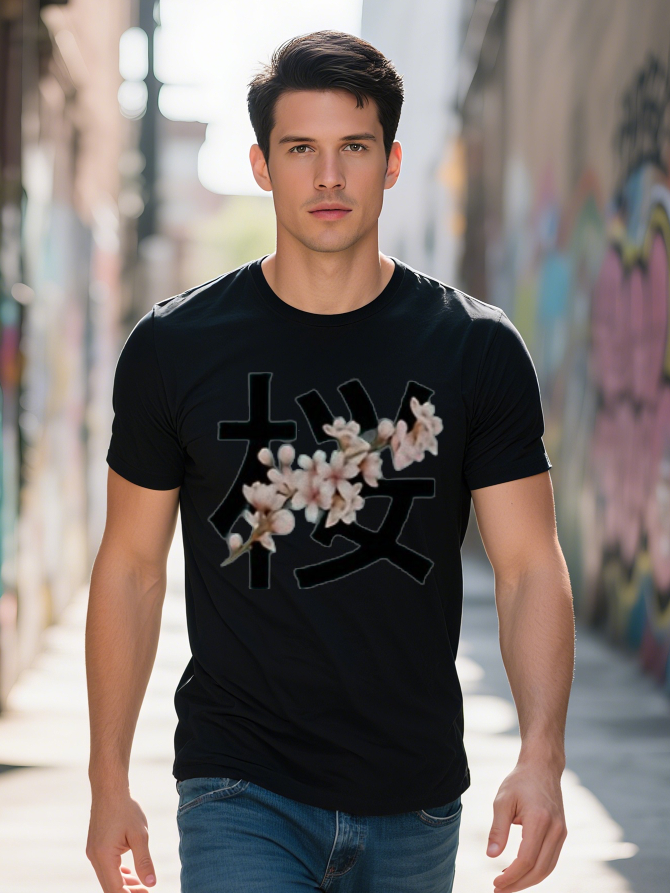 Men's Letter and Artwork Print T-Shirts Casual Crew Neck Short Sleeve Comfort Fit Tees