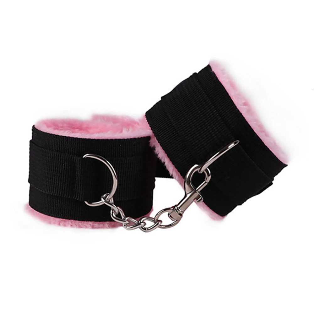 Sexy Plush Handcuffs Women Ankle Cuff Bracelet Adjustable Cosplay Fetish Sex Toys Accessories BDSM Adult Game Toys Supplies W250813