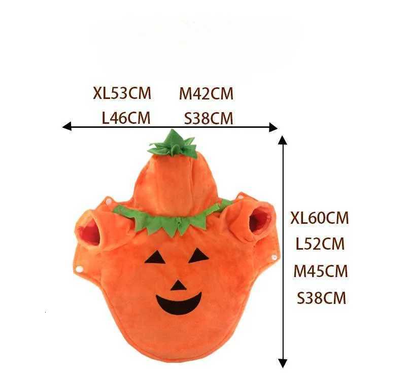 Pet Halloween Pumpkin Clothes Funny Pumpkin Transformation Clothes Small Dog Clothes XJ250813