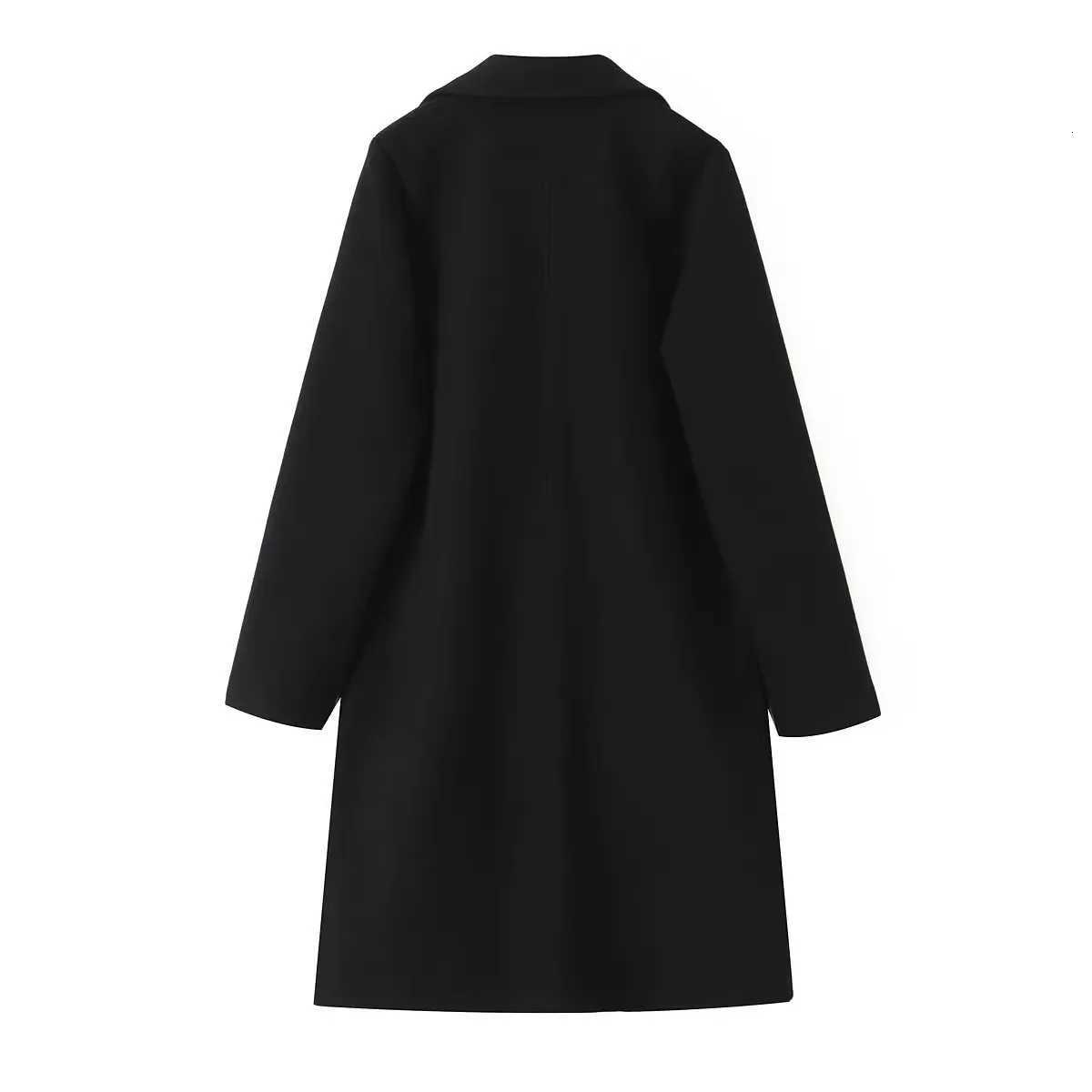 RARF Womens Wear New European Style Womens Wear New Fashion Casual Temperament Simple Cloth Coat Wool Coat Z250813