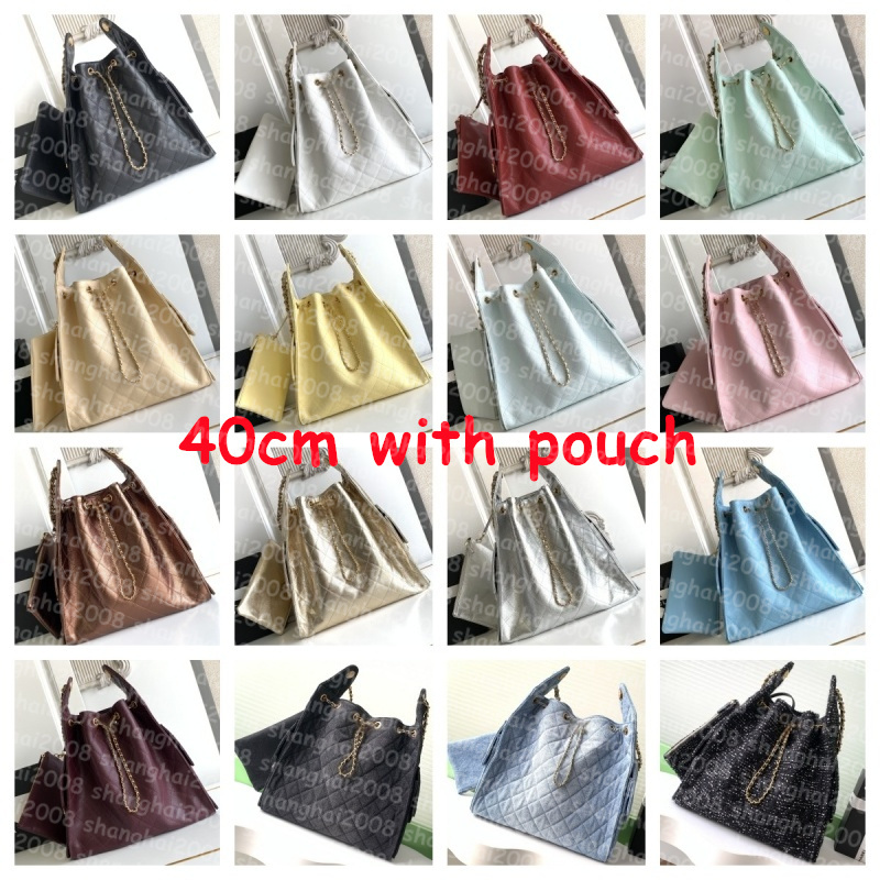 (Choose the Pics not decription) Premium Quality Designer The Tote Bags Large Capacity Shopping Bag Shoulder Handbags Chain Handbag with OPP bag
