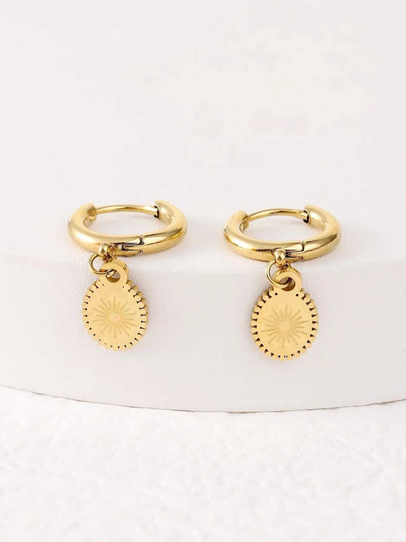 Stainless Steel Non-Tarnish Starlight Minimalist Earring Cute Design for Women Gift Y250812
