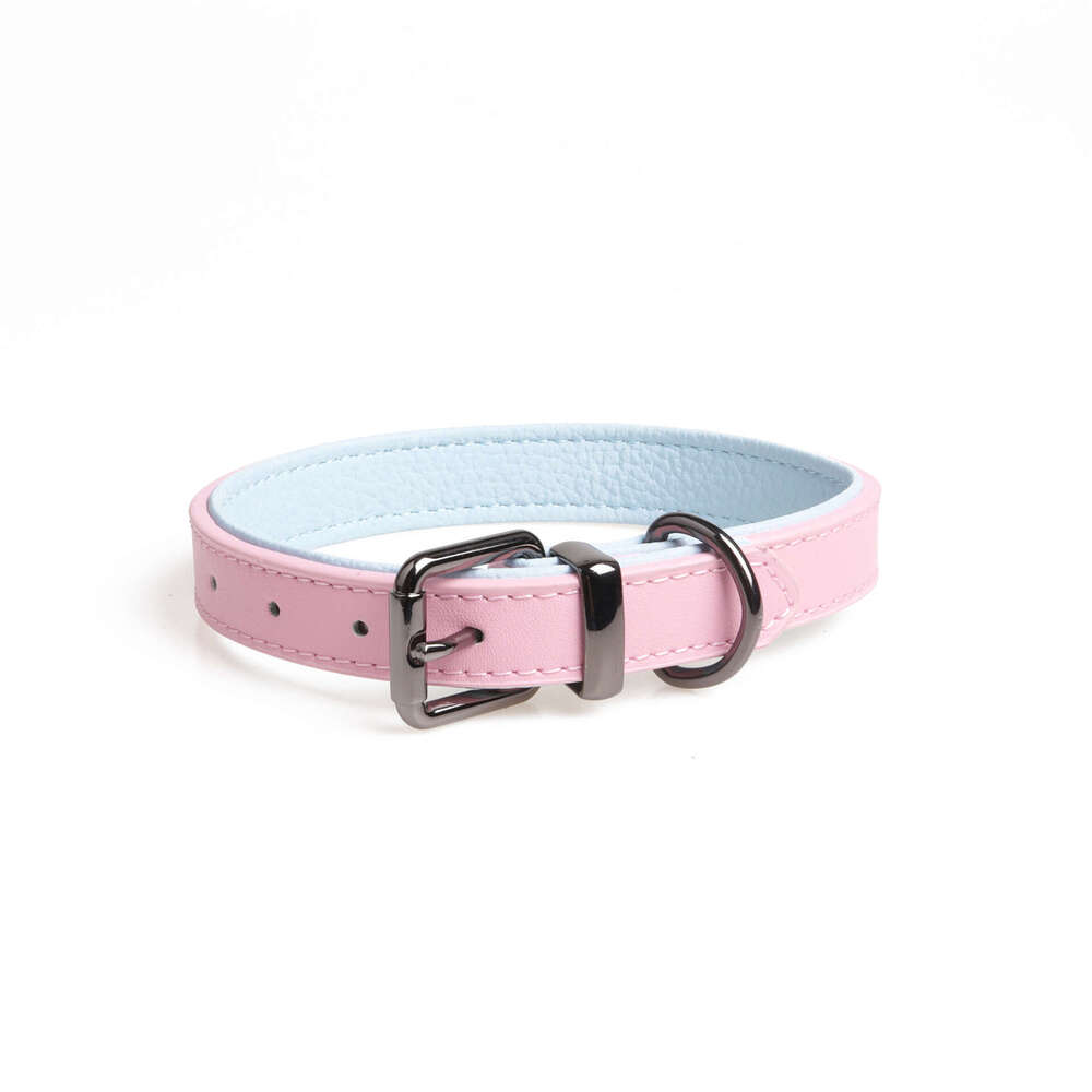 2025 new Jinjite New High-Quality Genuine Pet Soft Double-Layer Leather Collar