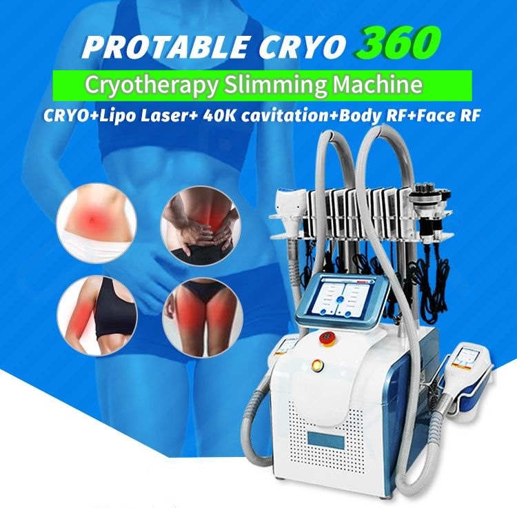 Multifunction Cryotherapy Slimming Device For Spa Fat Reduction Improves Metabolism and Promotes Skin Whitening and Firmness