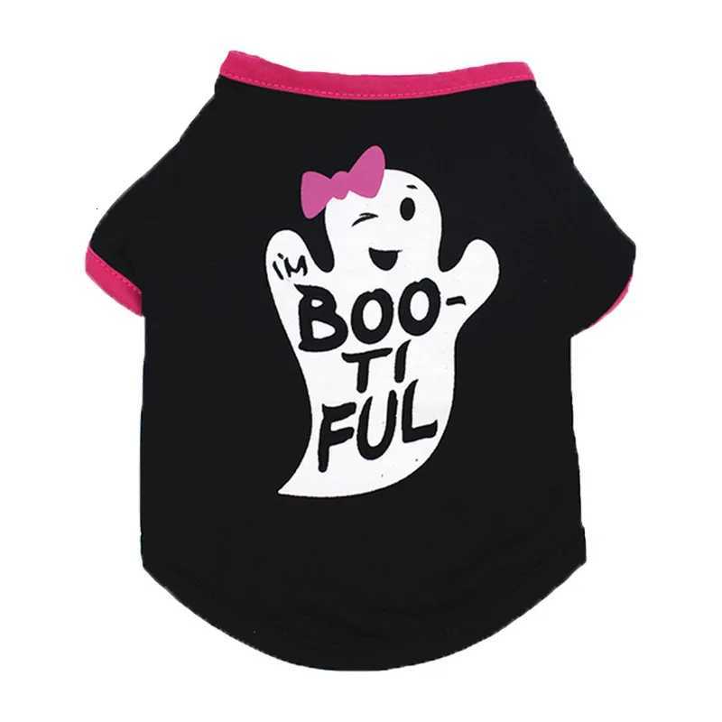 Halloween Pet Clothing Thin Cat Dog Holiday Costume Pumpkin Skull Teddy Funny T-Shirt XJ250813
