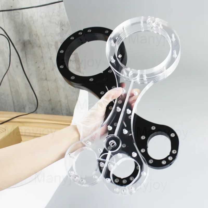 Crystal Wrist Oval Handcuffs Pillory Neck Collar Cangue Slave Thumbcuffs Finger Lock Restraints BDSM Bondage Yoke Adult Sex ToysXJ250813