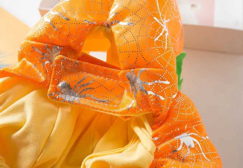 Funny Pumpkin Pet Costume for Cat Dog Clothes Halloween Dress Up Pumpkin Cosplay Outfit Halloween Cat Accessories for Dog HoodieXJ250813