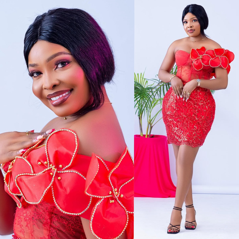 2025 Aso Ebi Red Cocktail Dresses For Women Short Mini Dress One Shoulder Appliqued Illusion Sheath Lace Homecoming Dresses Mini Gown For Nigeria Blac