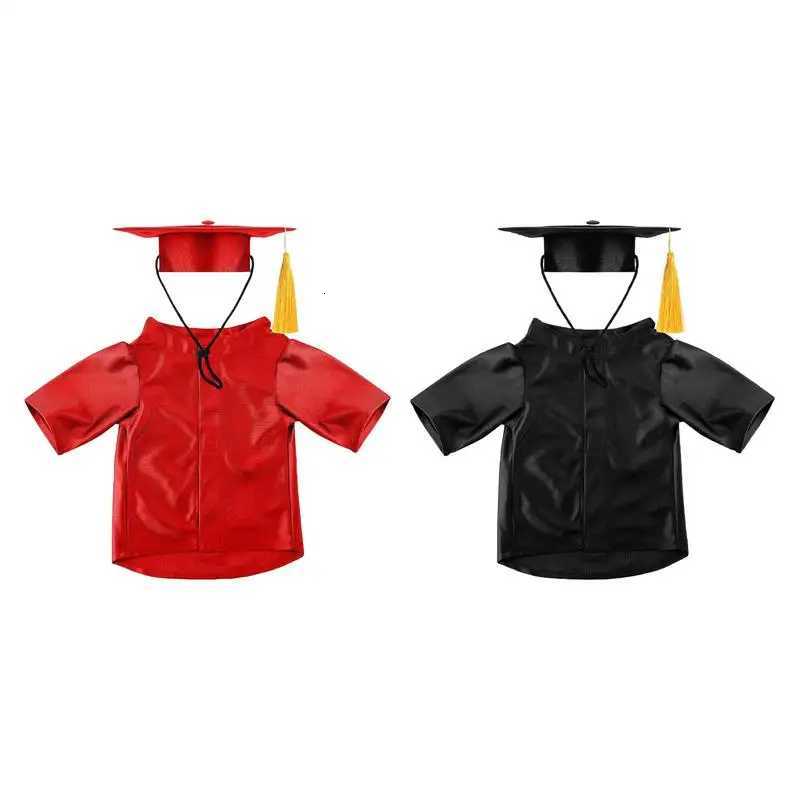 Dog Graduation Hat Dog Graduation Costume Set With Tassel Shirt Costume Set With Tassel Outfits Pet Clothes For Small Breeds XJ250813