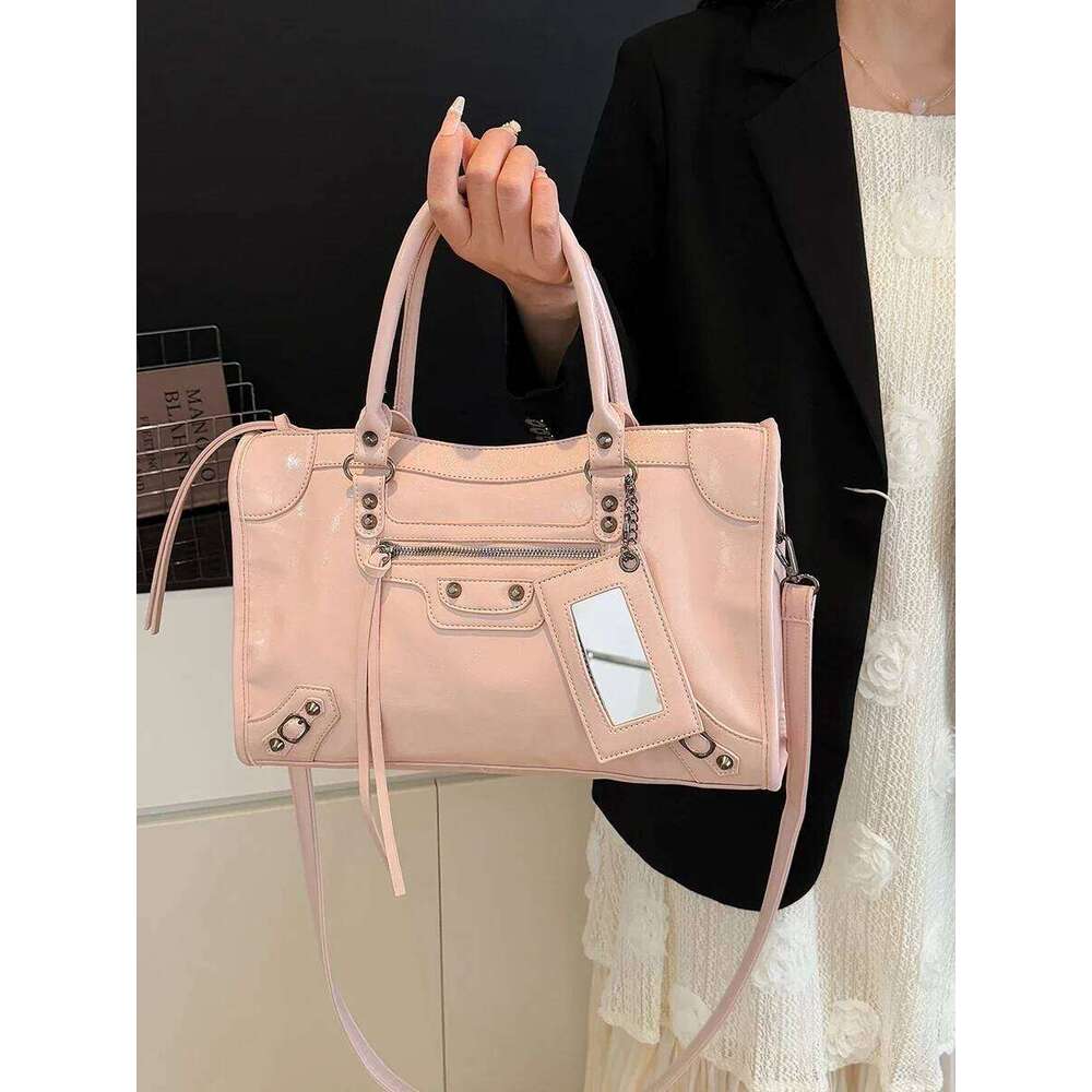 Durable Women's Messenger Bag Premium Leather Crossbody Shoulder Handbag Ladies Tote Purse For Travel & Outings