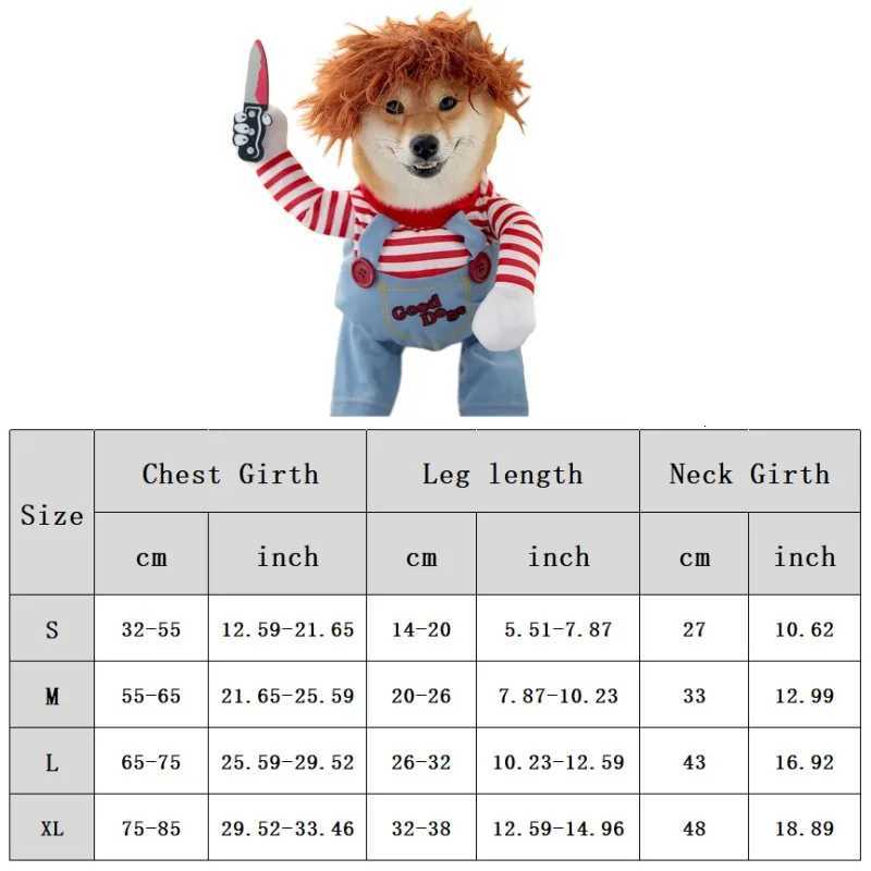 Funny Dog Clothes Sweatshirt Set Cosplay Big Suit Pet Clothes Party Costume Face Cloth Comical Outfits Halloween Dress Jumpsuit XJ250813